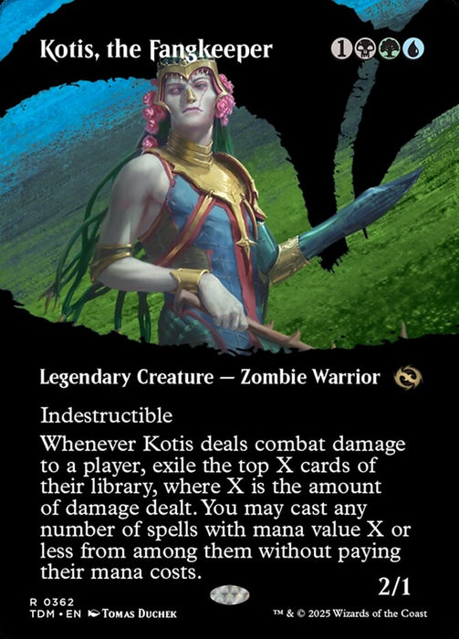 Kotis, the Fangkeeper - Borderless - Legendary - Showcase - Inverted (Foil)