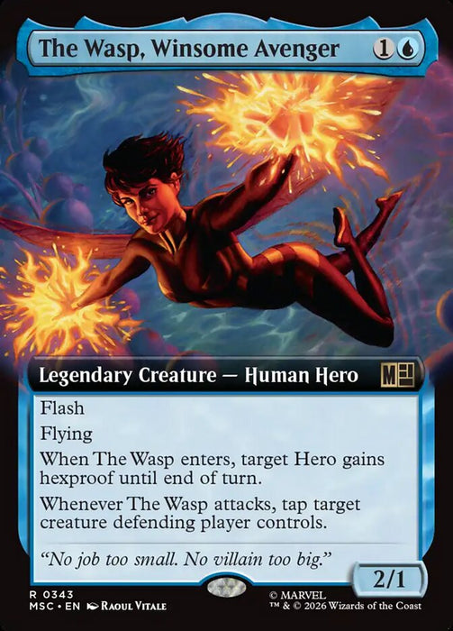 The Wasp, Winsome Avenger - Extended Art - Legendary