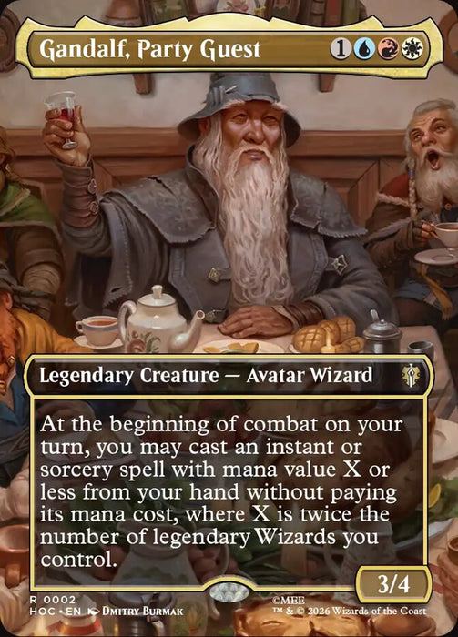 Gandalf, Party Guest - Borderless (Foil)