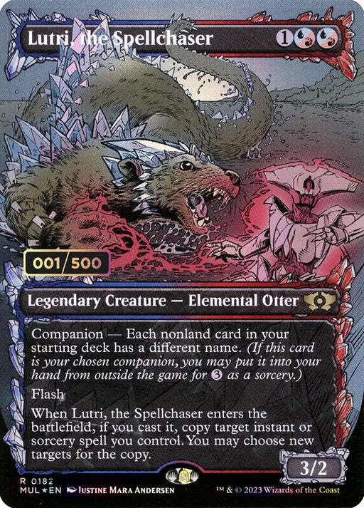 Lutri, the Spellchaser - Borderless - Full Art - Inverted - Legendary - Showcase (Foil)