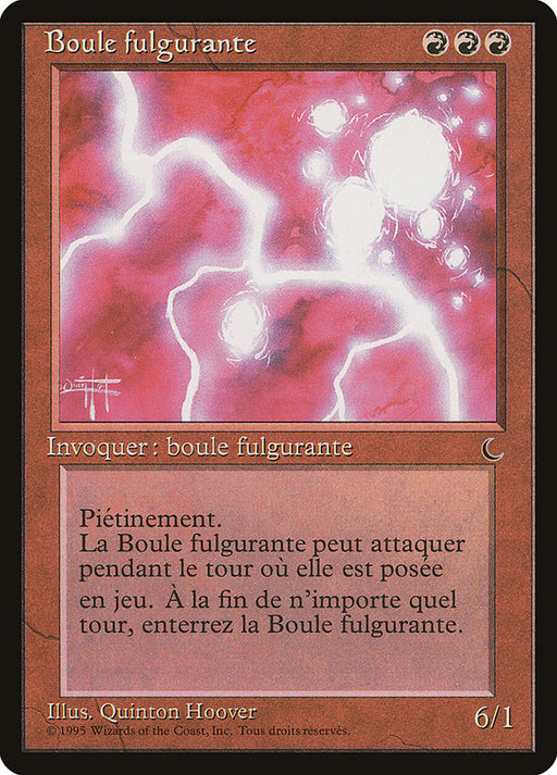 Boule fulgurante - Ball Lightning