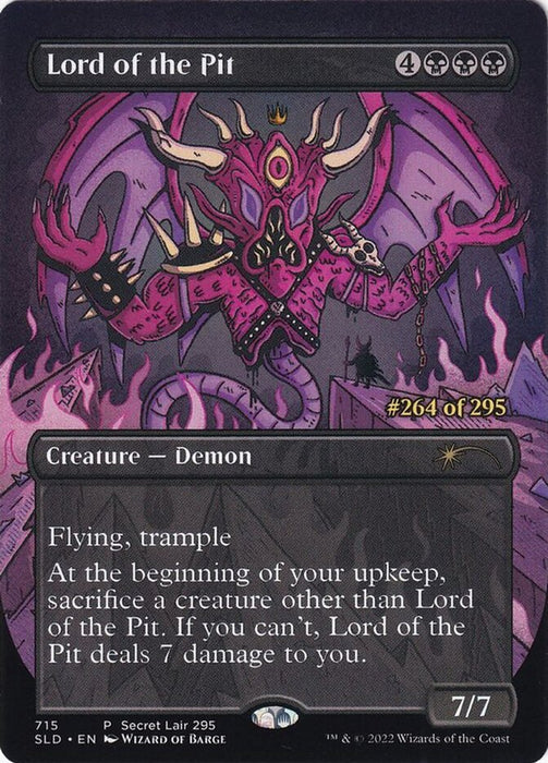 Lord of the Pit - Borderless - Full Art - Inverted