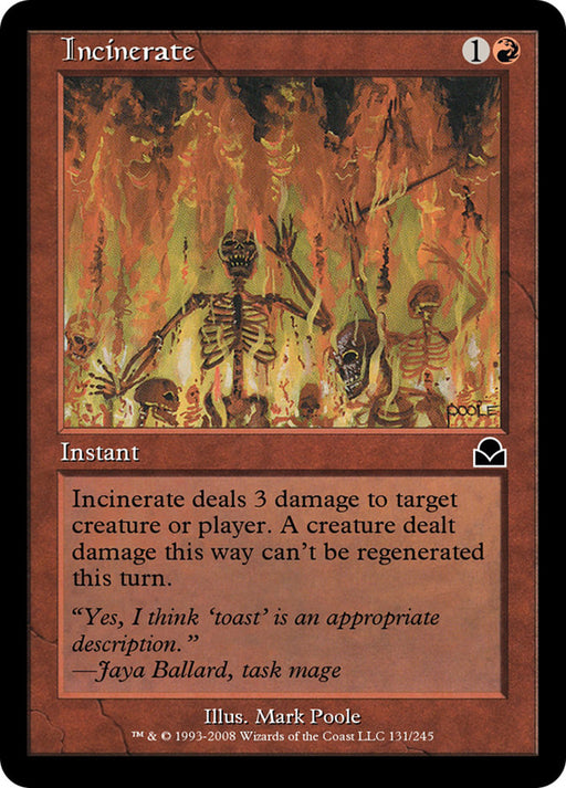 Incinerate (Foil)