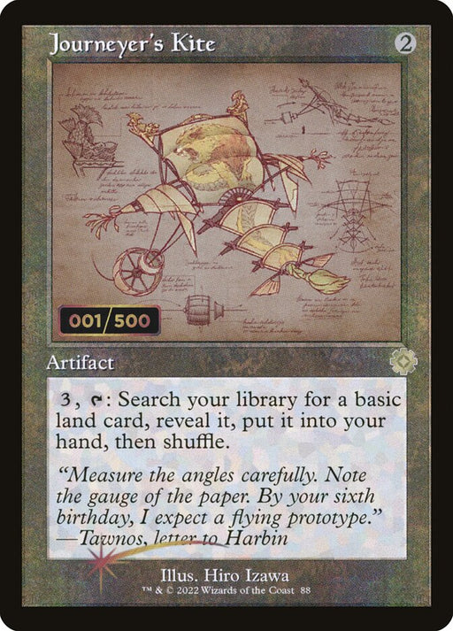 Journeyer's Kite - Retro Frame (Foil)