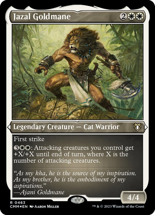 Jazal Goldmane - Etched - Inverted - Legendary - Etched (Foil)