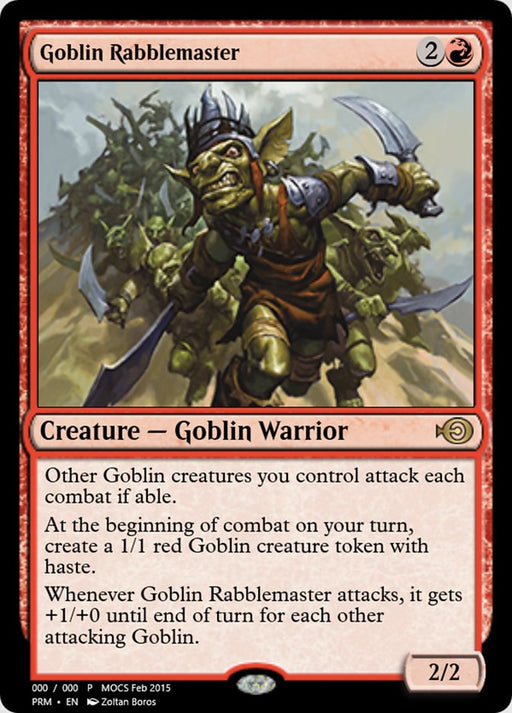 Goblin Rabblemaster (Foil)