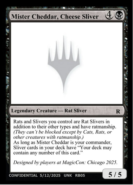 Mister Cheddar, Cheese Sliver
