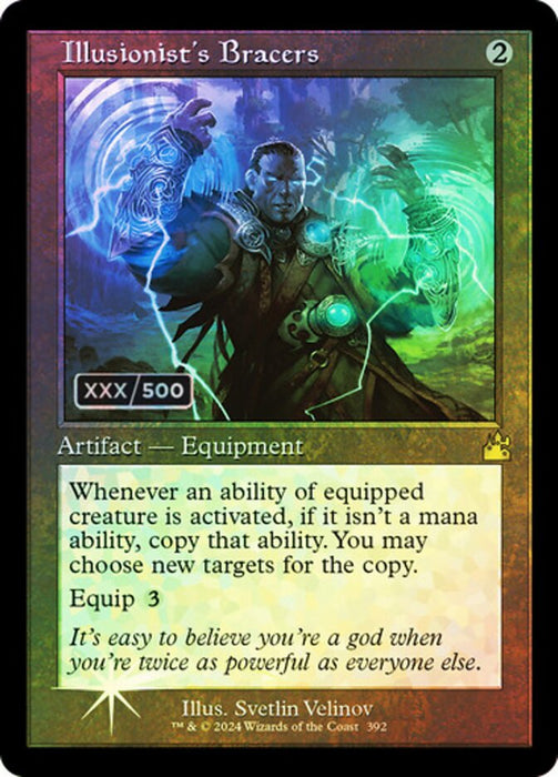 Illusionist's Bracers - Retro Frame (Foil)
