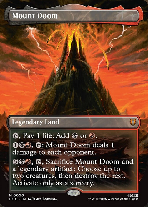 Mount Doom - Borderless