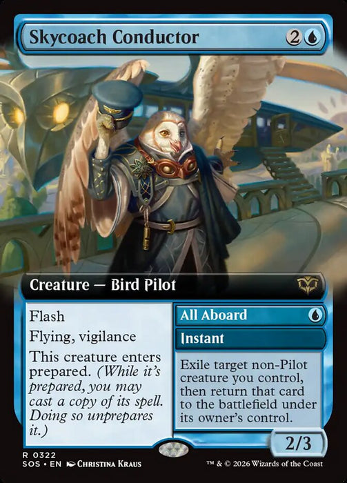 Skycoach Conductor // All Aboard - Extended Art (Foil)