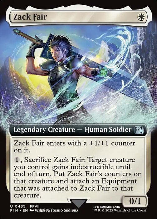 Zack Fair - Extended Art - Legendary