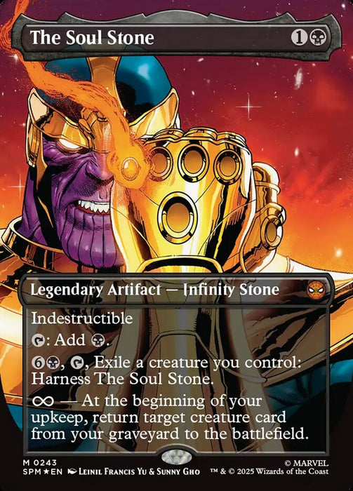 The Soul Stone - Borderless - Full Art - Inverted - Legendary (Foil)