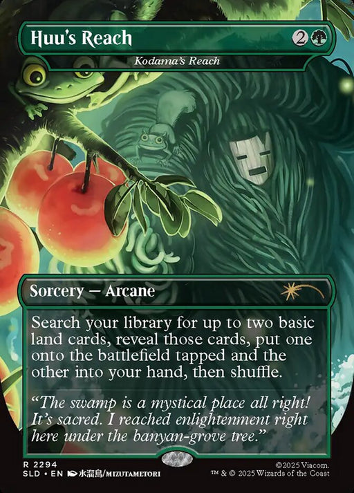 Huu's Reach - Kodama's Reach - Borderless - Full Art - Inverted