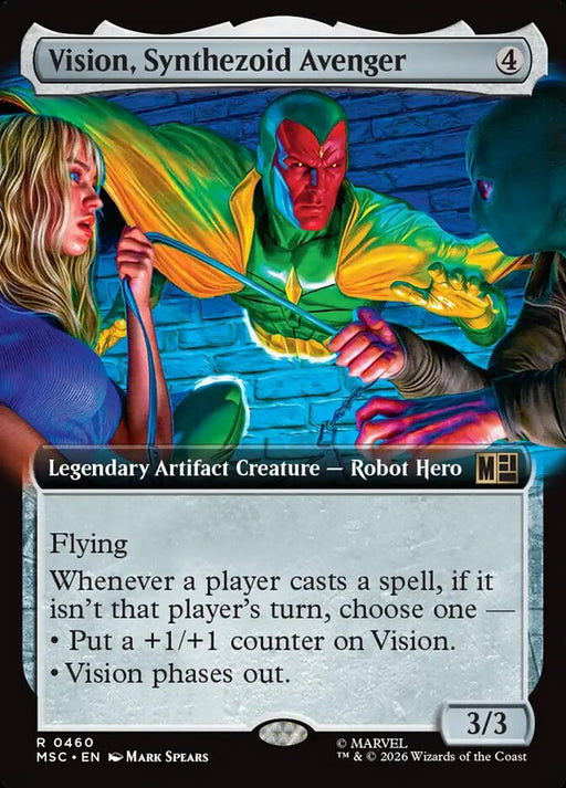 Vision, Synthezoid Avenger - Extended Art - Legendary