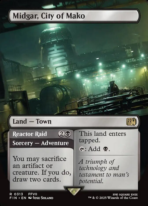 Midgar, City of Mako // Reactor Raid - Borderless - Full Art