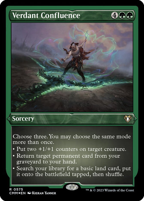 Verdant Confluence - Etched - Inverted - Etched (Foil)