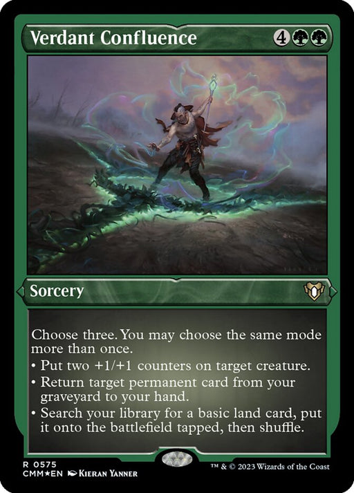 Verdant Confluence - Etched - Inverted - Etched (Foil)