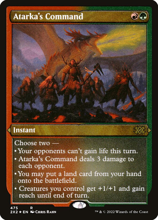 Atarka's Command - Etched - Inverted - Etched (Foil)