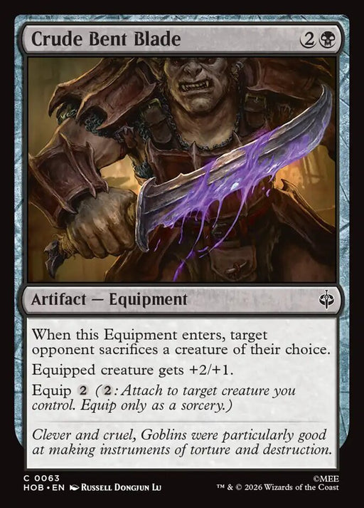 Crude Bent Blade (Foil)