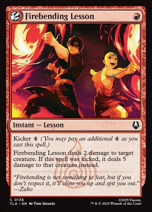 Firebending Lesson (Foil)