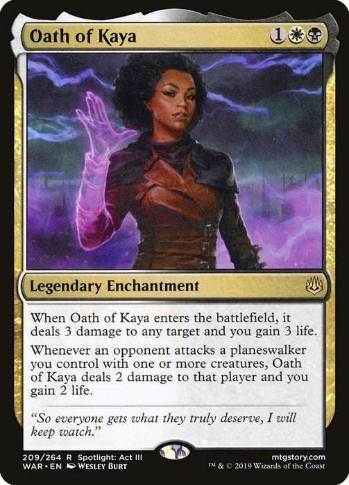 Oath of Kaya - Legendary