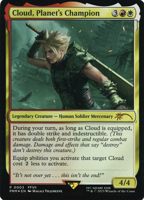 Cloud, Planet's Champion - Legendary (Foil)