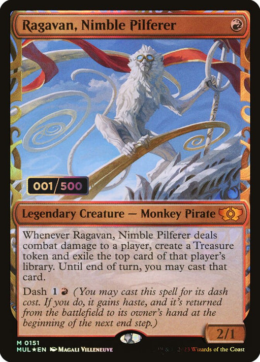 Ragavan, Nimble Pilferer - Full Art - Legendary - Showcase (Foil)