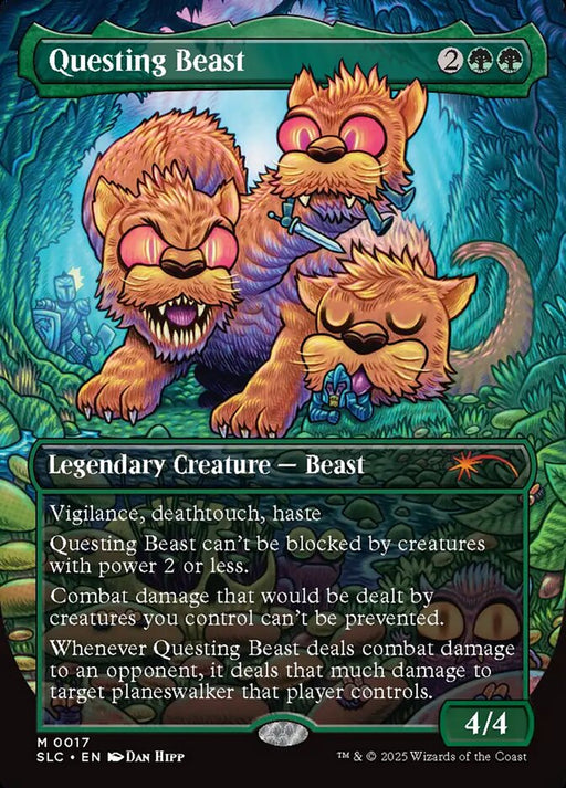 Questing Beast - Borderless - Full Art - Inverted - Legendary