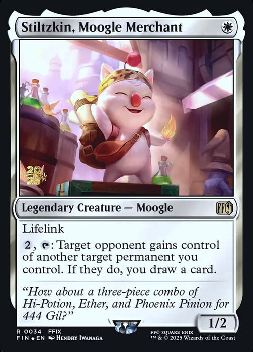 Stiltzkin, Moogle Merchant - Legendary (Foil)