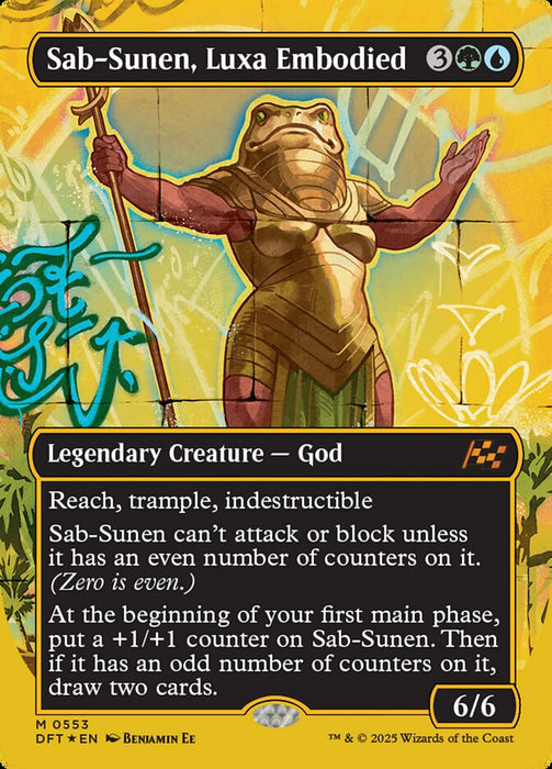Sab-Sunen, Luxa Embodied - Borderless - Legendary - Inverted (Foil)