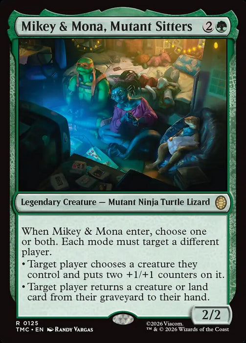 Mikey & Mona, Mutant Sitters - Legendary