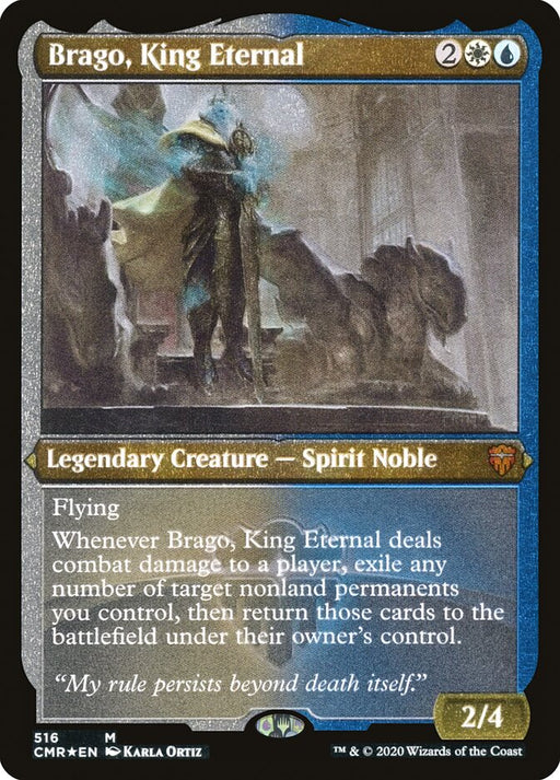 Brago, King Eternal - Etched - Inverted - Legendary - Etched (Foil)