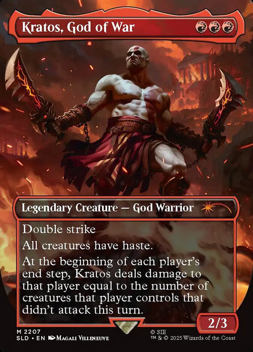 Kratos, God of War - Borderless - Full Art - Inverted - Legendary