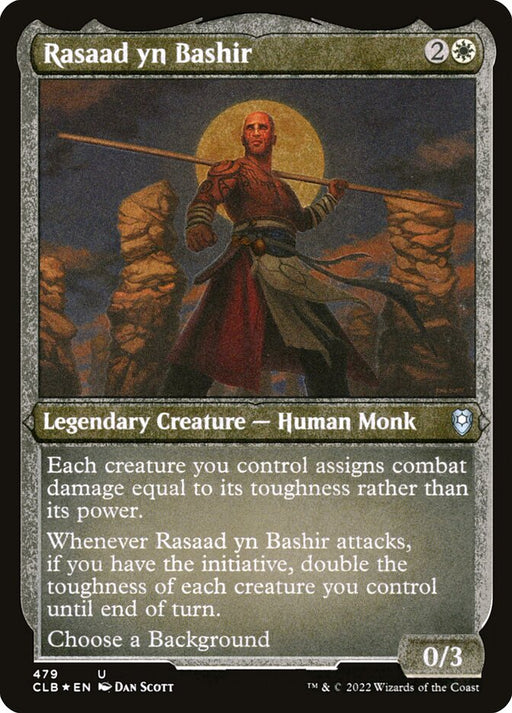 Rasaad yn Bashir - Etched - Inverted - Legendary - Etched (Foil)