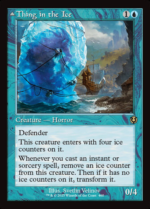 Thing in the Ice // Awoken Horror - Retro Frame (Foil)