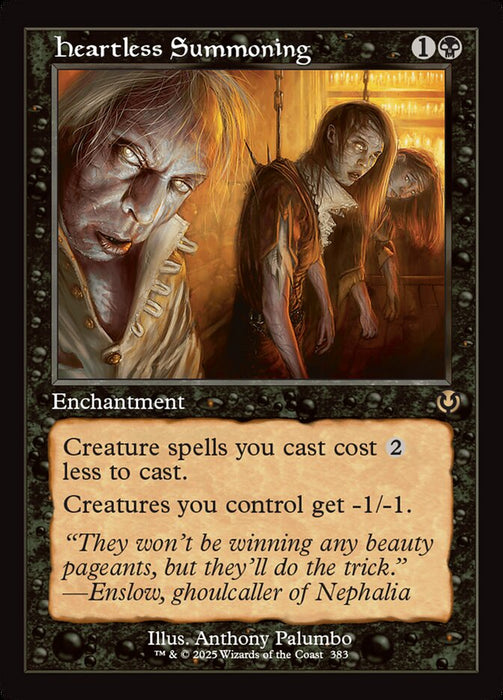 Heartless Summoning - Retro Frame - Enchantment (Foil)