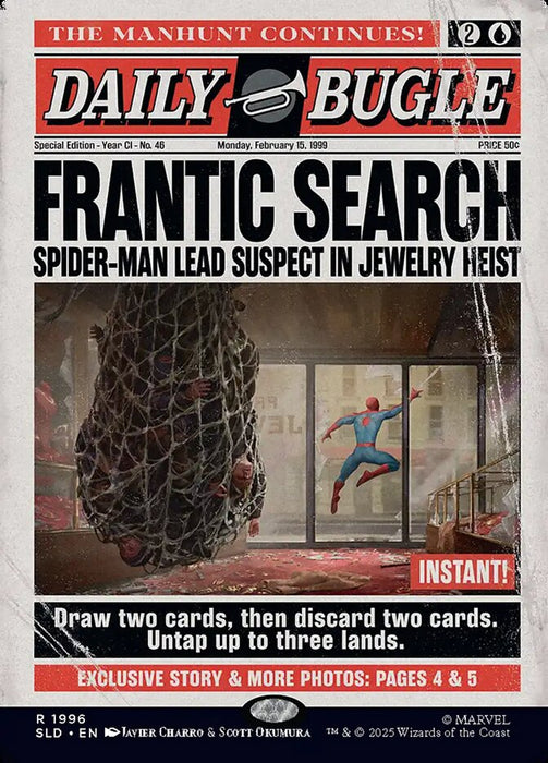Frantic Search - Borderless - Full Art (Foil)