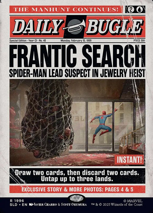 Frantic Search - Borderless - Full Art