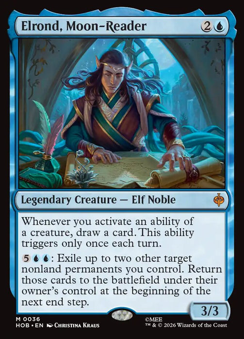 Elrond, Moon-Reader (Foil)