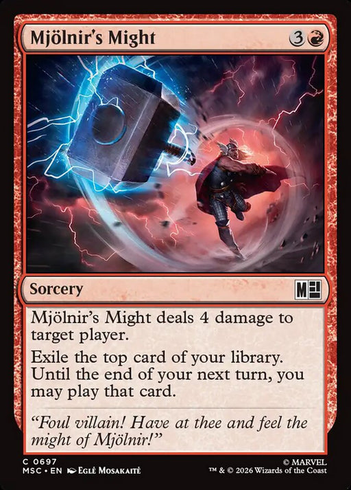 Mjölnir's Might (Foil)