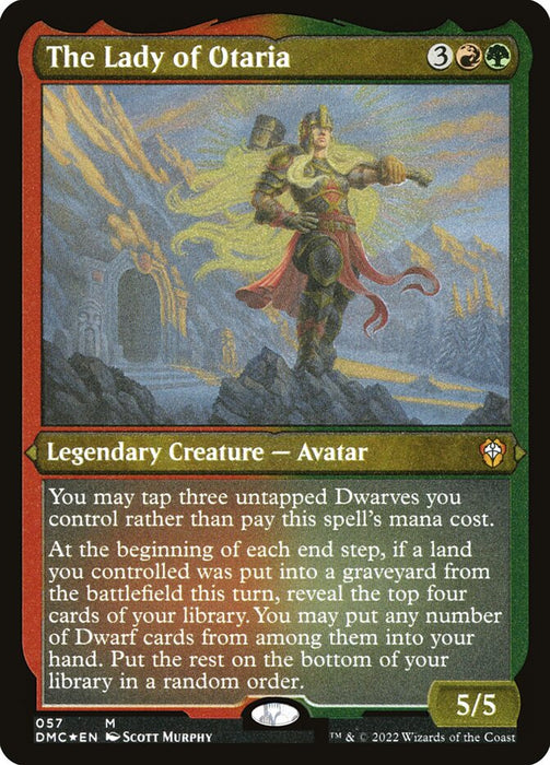 The Lady of Otaria - Etched - Inverted - Legendary - Etched (Foil)