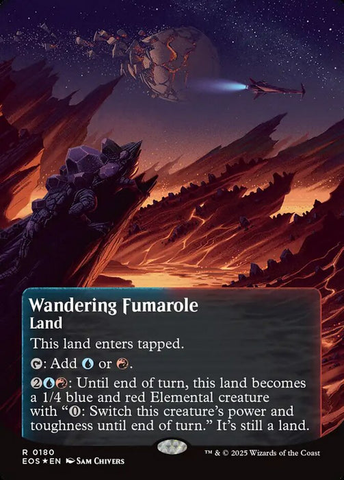 Wandering Fumarole - Borderless - Full Art - Inverted (Foil)