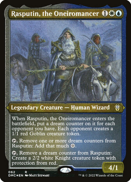 Rasputin, the Oneiromancer - Etched - Inverted - Legendary - Etched (Foil)