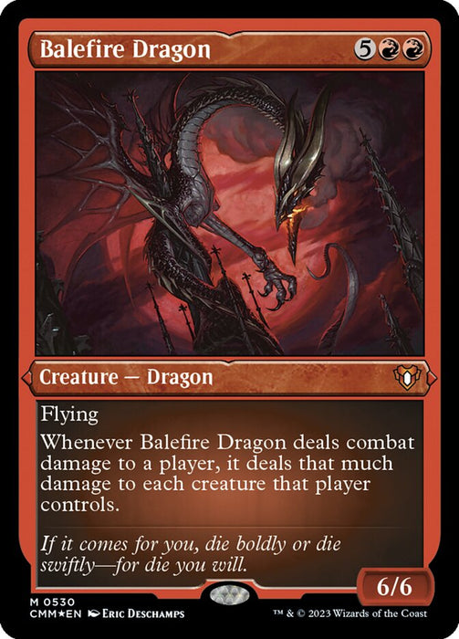 Balefire Dragon - Etched - Inverted - Etched (Foil)