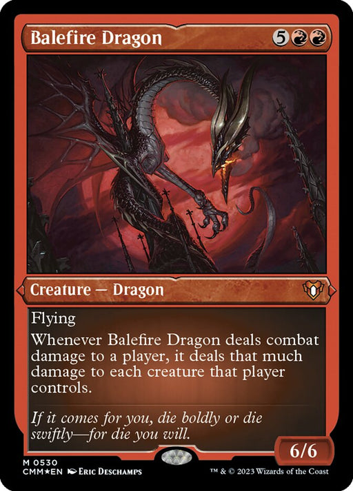Balefire Dragon - Etched - Inverted - Etched (Foil)