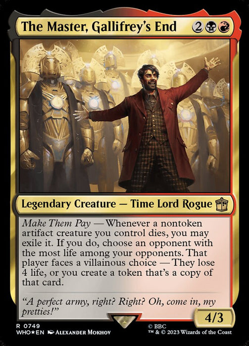 The Master, Gallifrey's End - Legendary - Surge Foil (Foil)