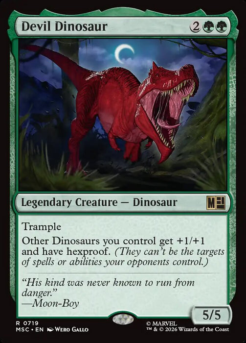 Devil Dinosaur - Legendary