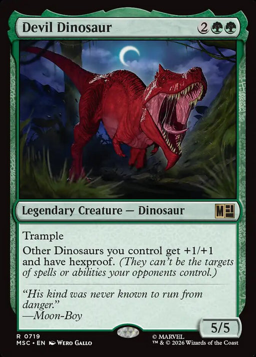 Devil Dinosaur - Legendary (Foil)