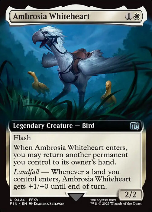 Ambrosia Whiteheart - Extended Art - Legendary (Foil)