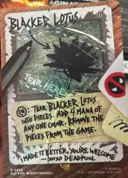 Blacker Lotus - Borderless - Full Art (Foil)